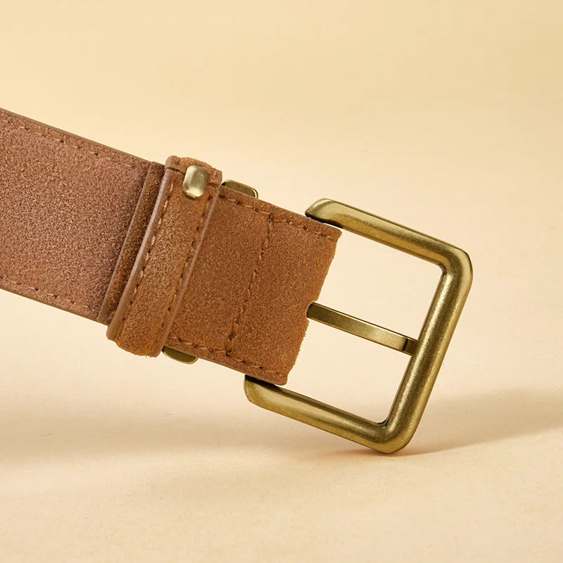 Ceinture Daim Marron