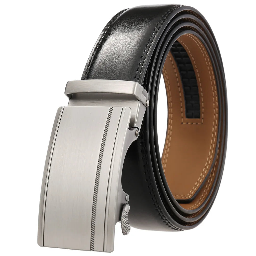 Ceinture Homme Cuir Noir Costume