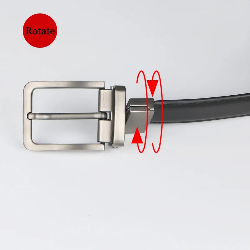 Ceinture Cuir Réversible Homme