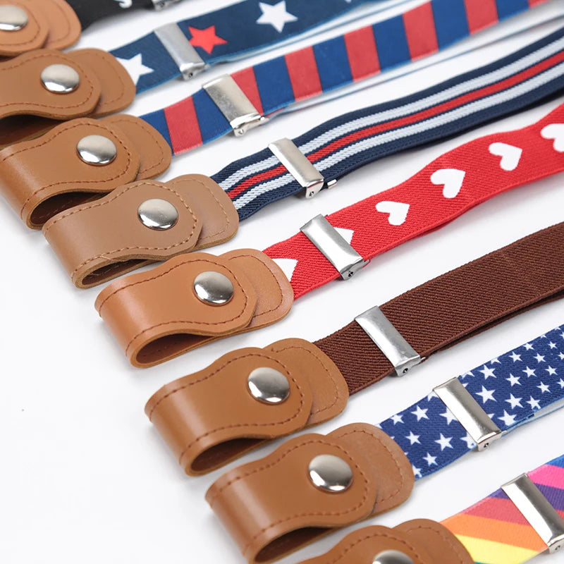 Ceinture Enfant Sans Boucle - Ajustable