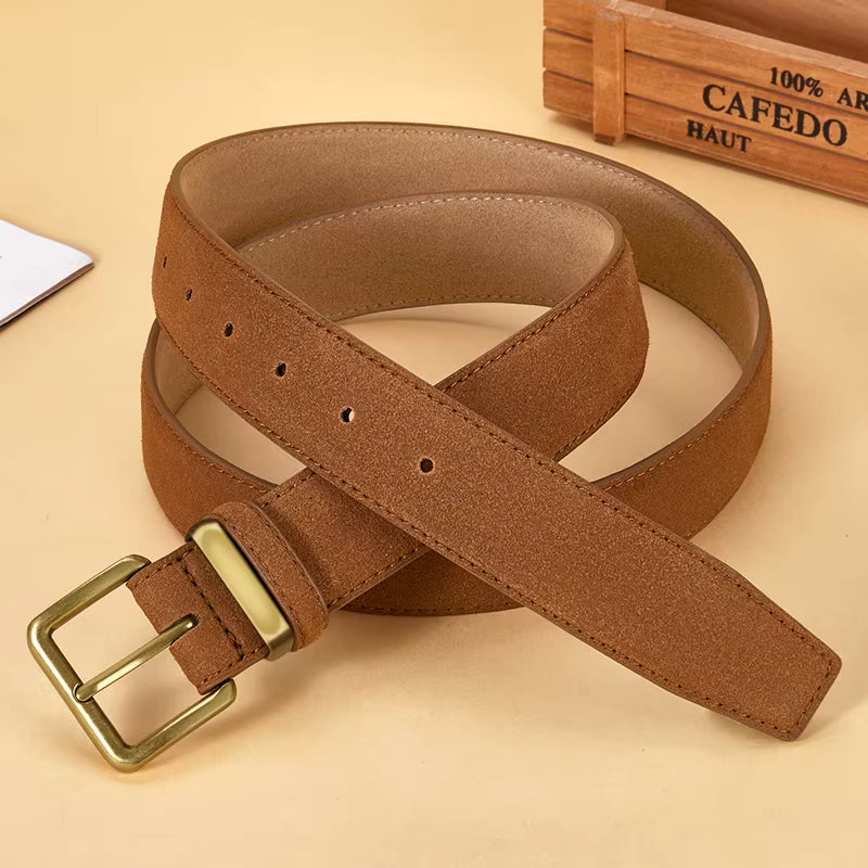 Ceinture Daim Marron