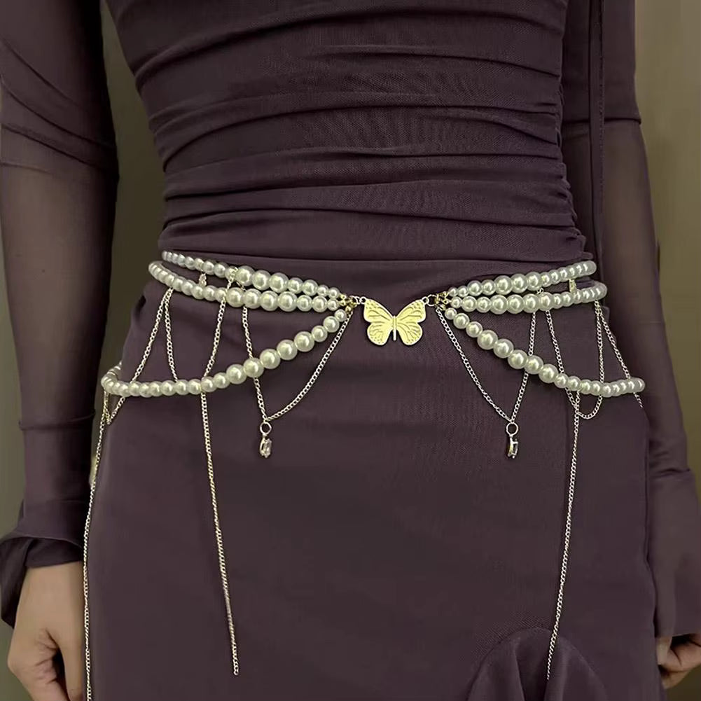 Ceinture En Perles - 110 cm