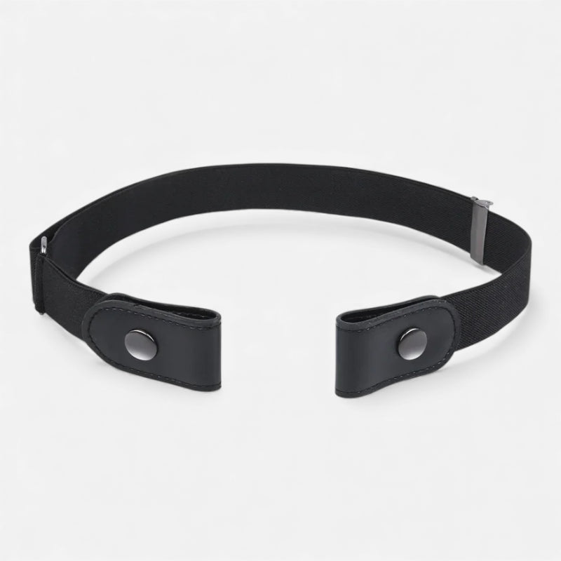Ceinture Sans Boucle Noire Elastique