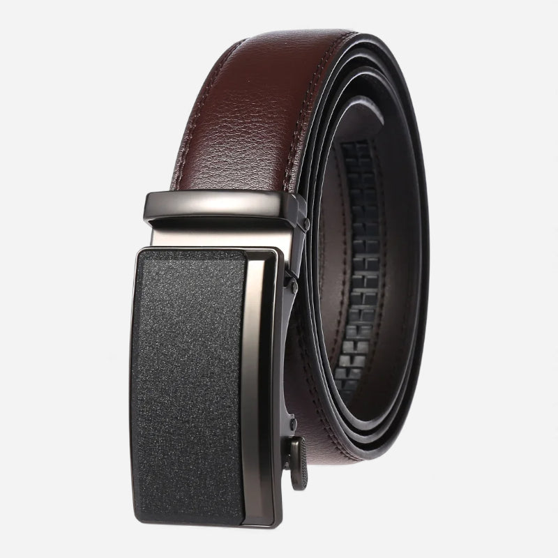 Ceinture Cuir Marron Foncé Automatique