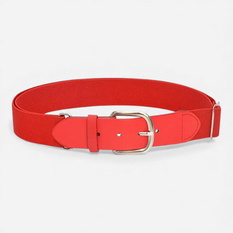 Ceinture Enfant Fille et Garçon Elastique Scratch Boucle Argenté - Ajustable