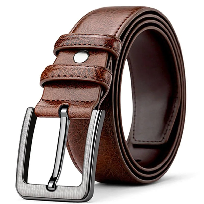 Ceinture Cuir Vernis Noir Homme