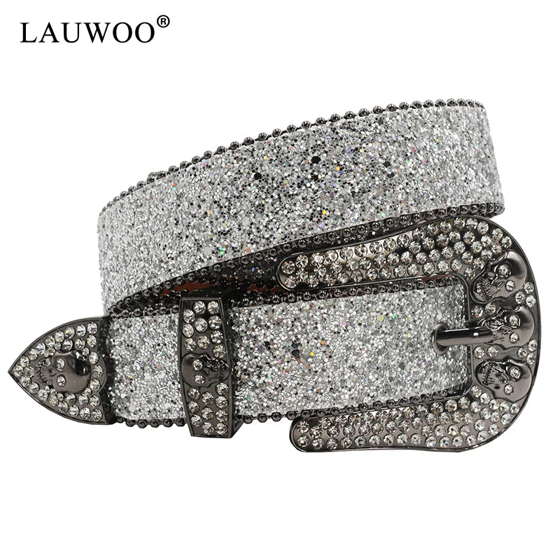 Ceinture Argentée Strass
