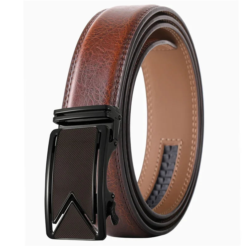 Ceinture Cuir Marron Vintage