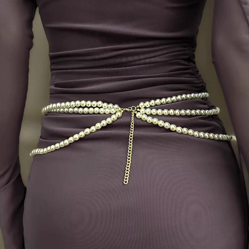 Ceinture En Perles - 110 cm