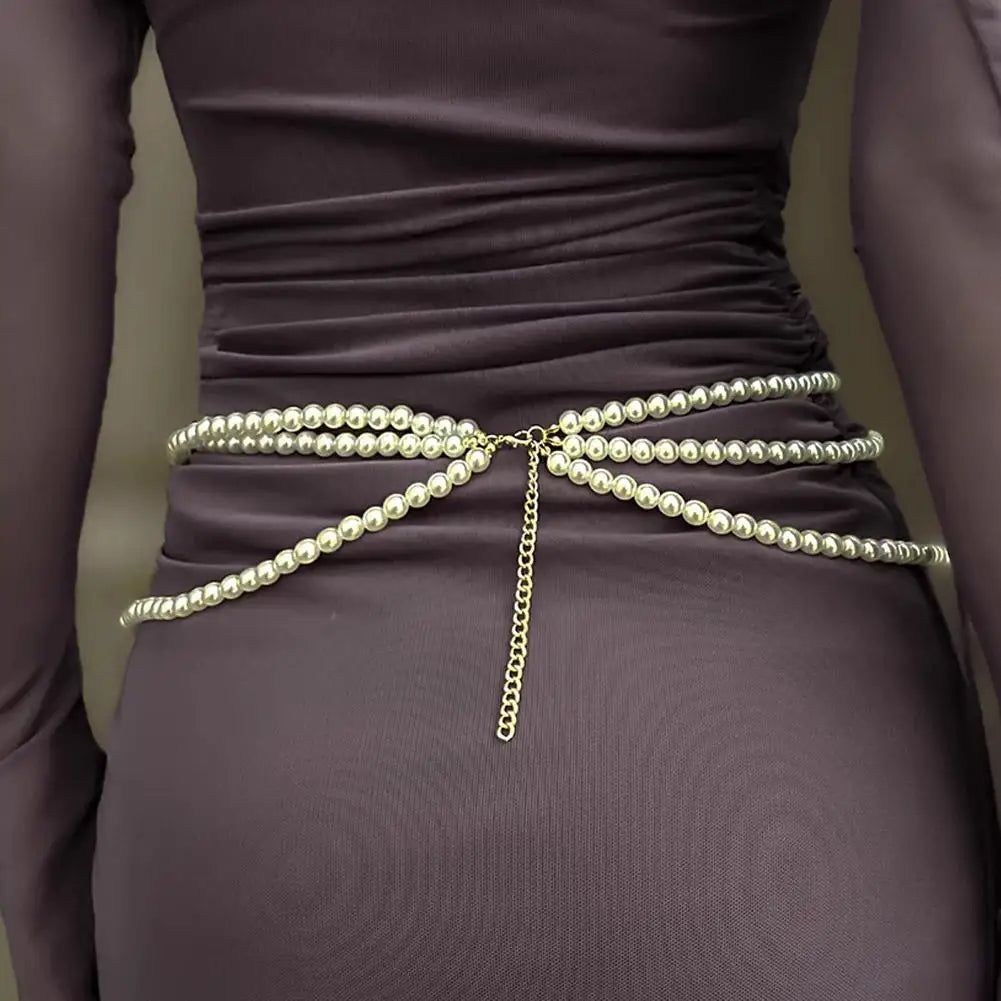 Ceinture En Perles - 110 cm