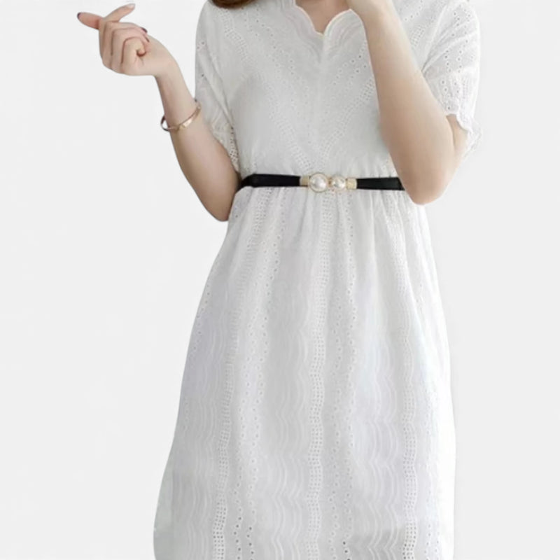 Ceinture Femme Perles Elastique - 65 cm