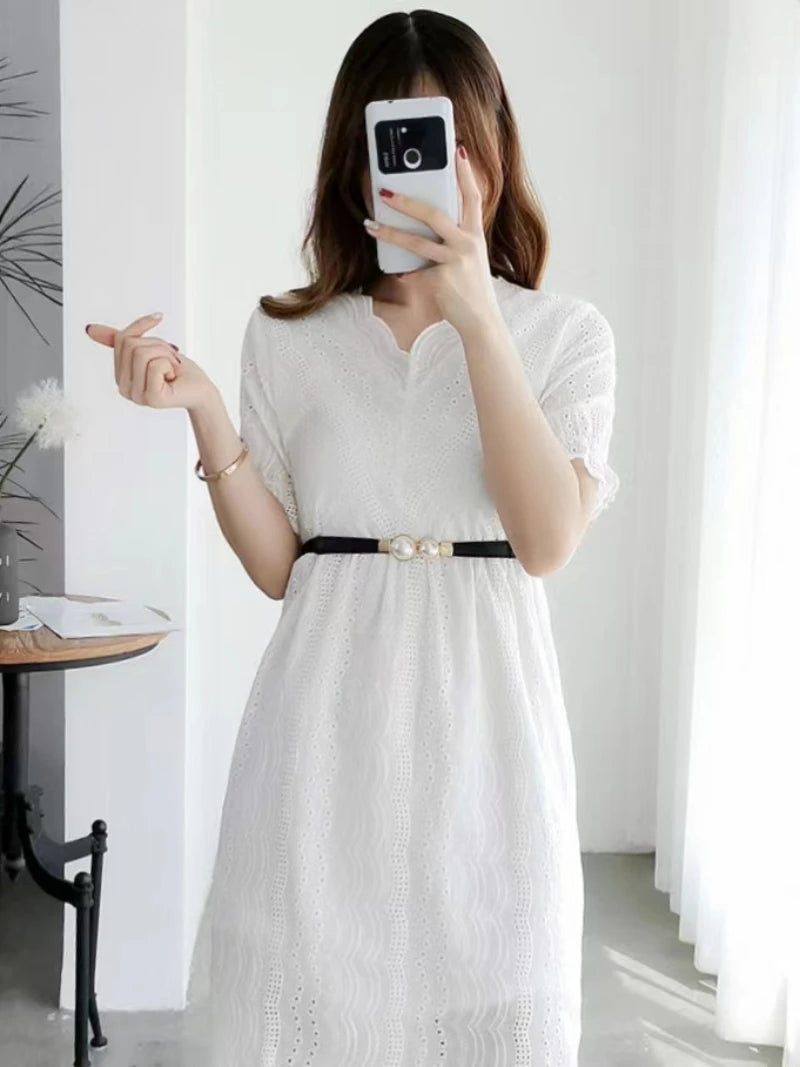 Ceinture Femme Perles - 65 cm