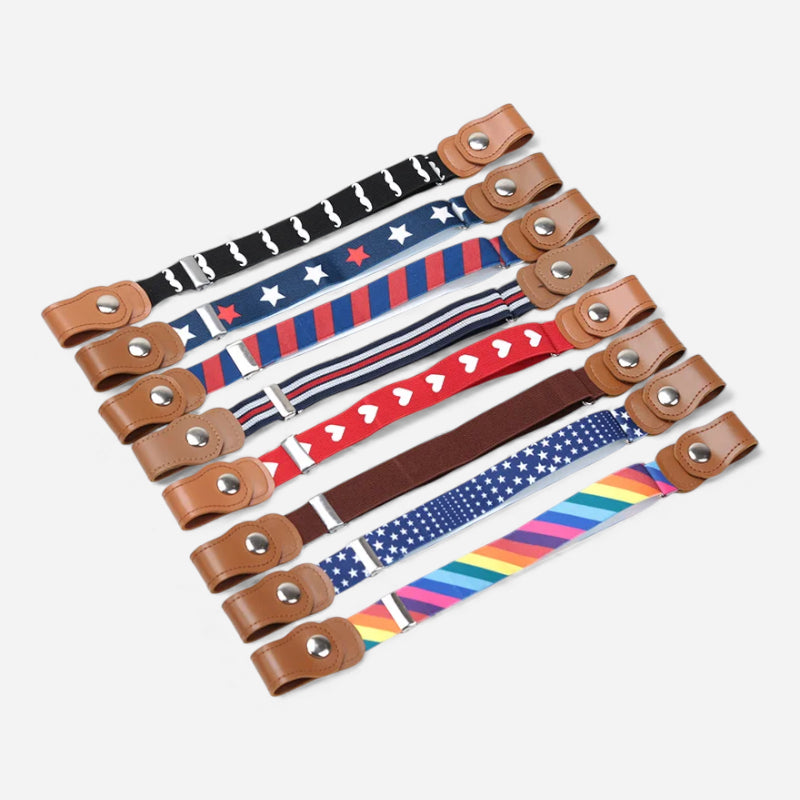 Ceinture Enfant Sans Boucle - Ajustable