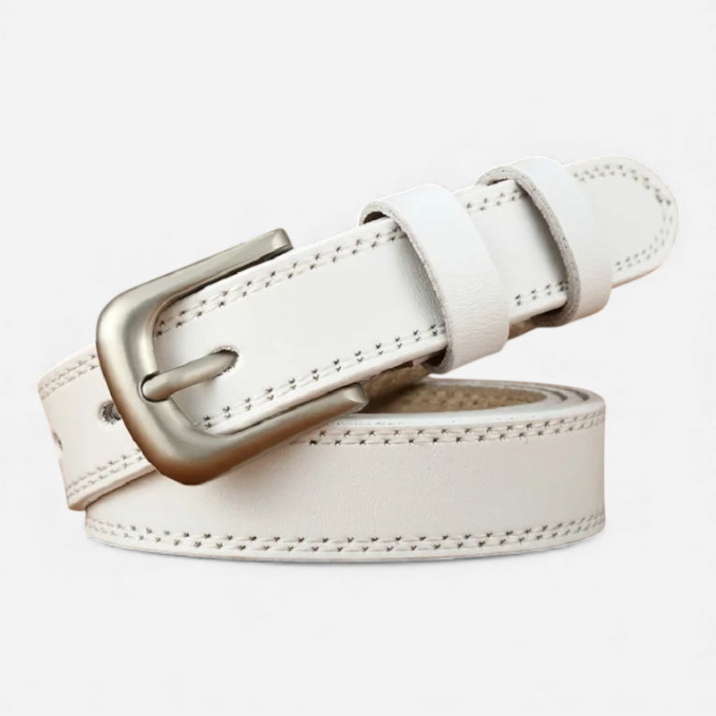 Ceinture Blanche Fine Femme