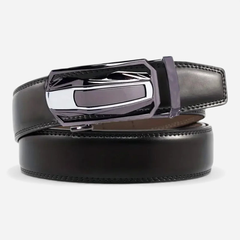 Ceinture Noire Boucle Noire - Automatique