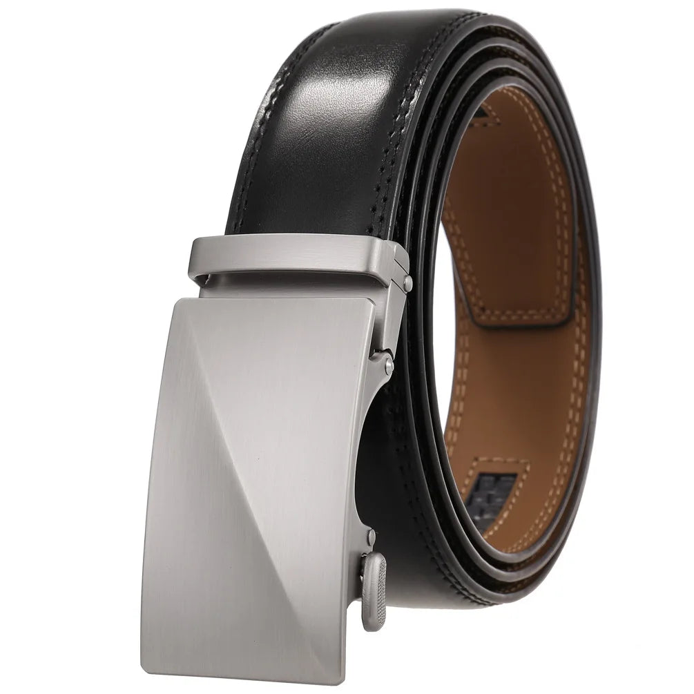 Ceinture Homme Cuir Noir Costume