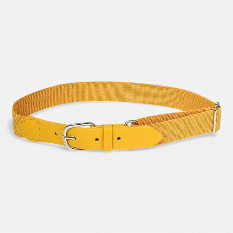 Ceinture Enfant Fille et Garçon Elastique Scratch Boucle Argenté - Ajustable