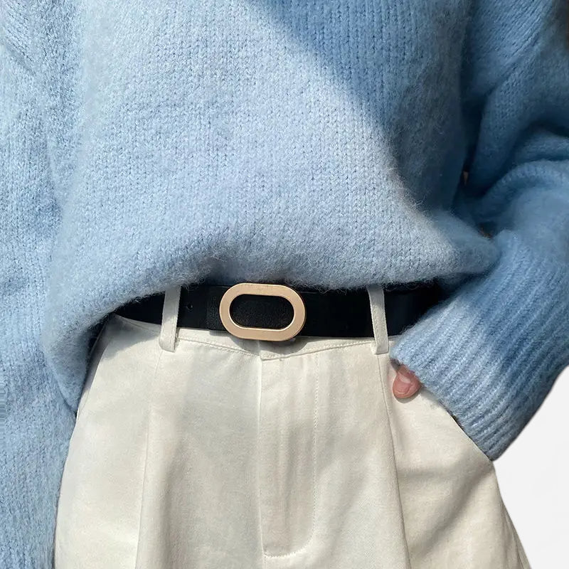 Ceinture Femme Vernis Noir