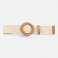 Ceinture Large Femme Raphia - Ajustable