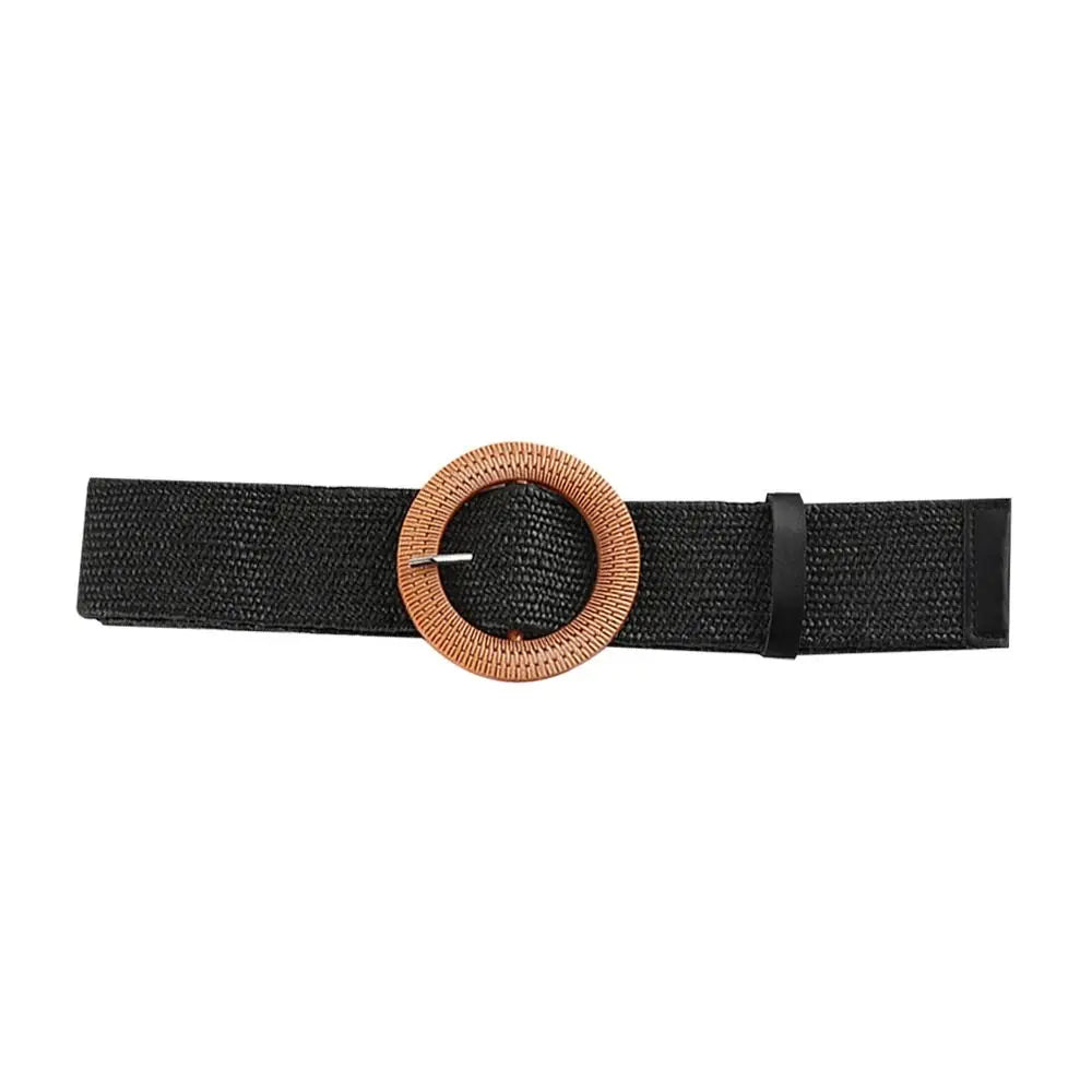 Ceinture Tressée Raphia Femme - Ajustable