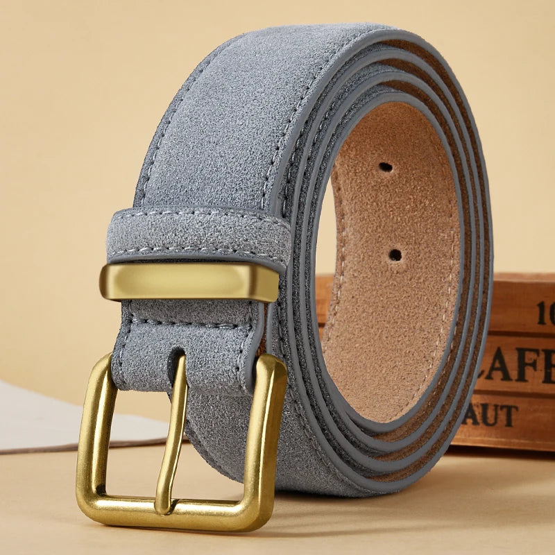 Ceinture Daim Bleu