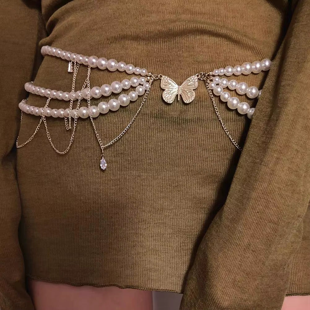 Ceinture En Perles - 110 cm