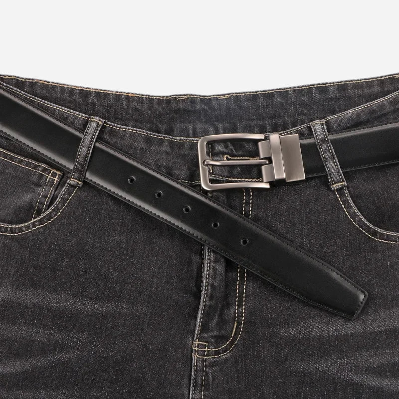 Ceinture Cuir Réversible - Réversible 2 en 1