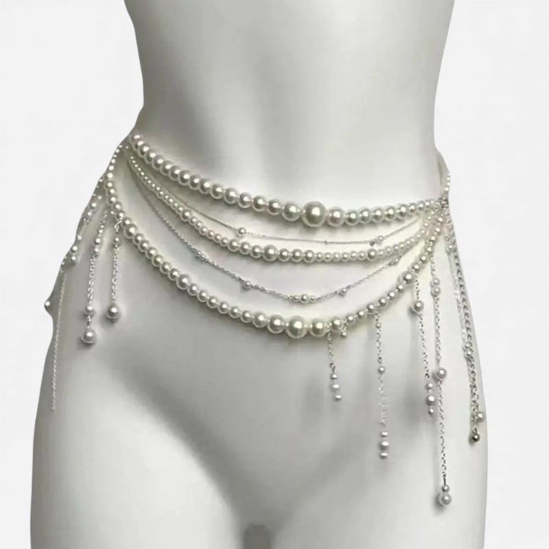 Ceinture Bijoux Argent - 110 cm