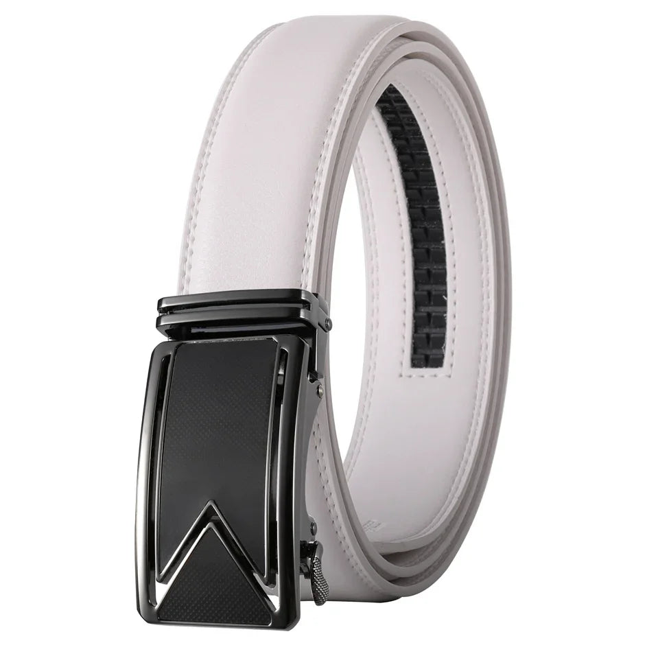 Ceinture Cuir Blanc Homme