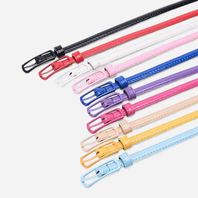 Ceinture Cuir Fille - Ajustable