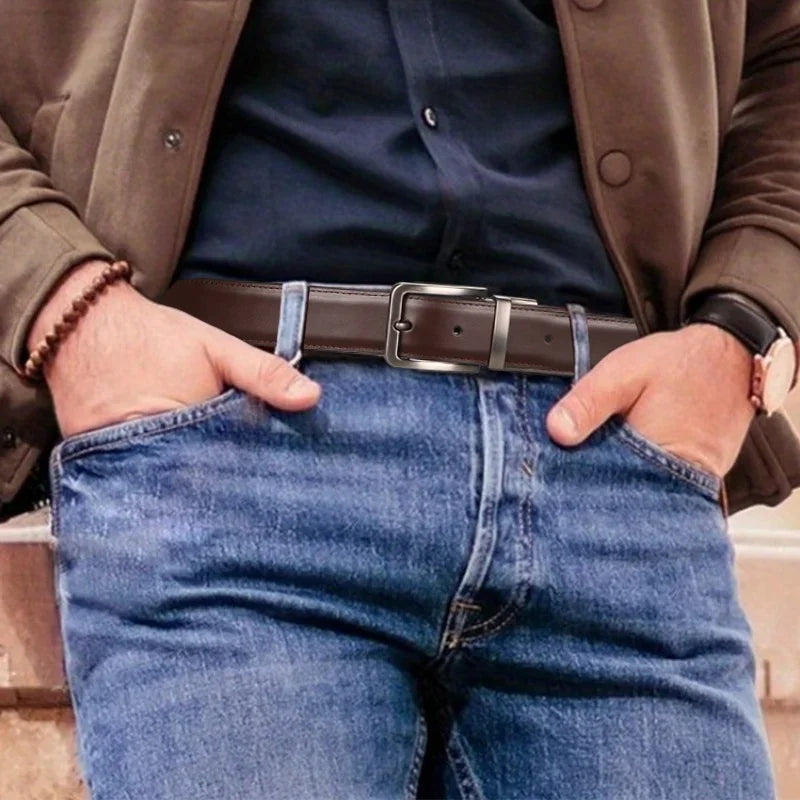 Ceinture Cuir Réversible Homme