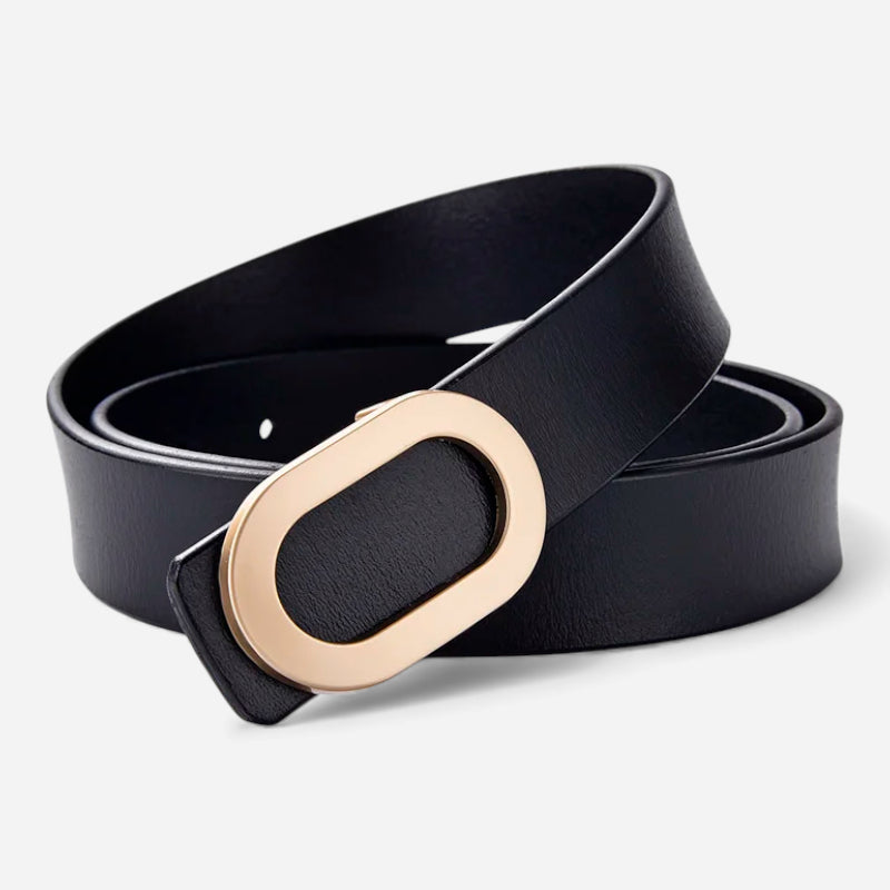 Ceinture Femme Vernis Noir