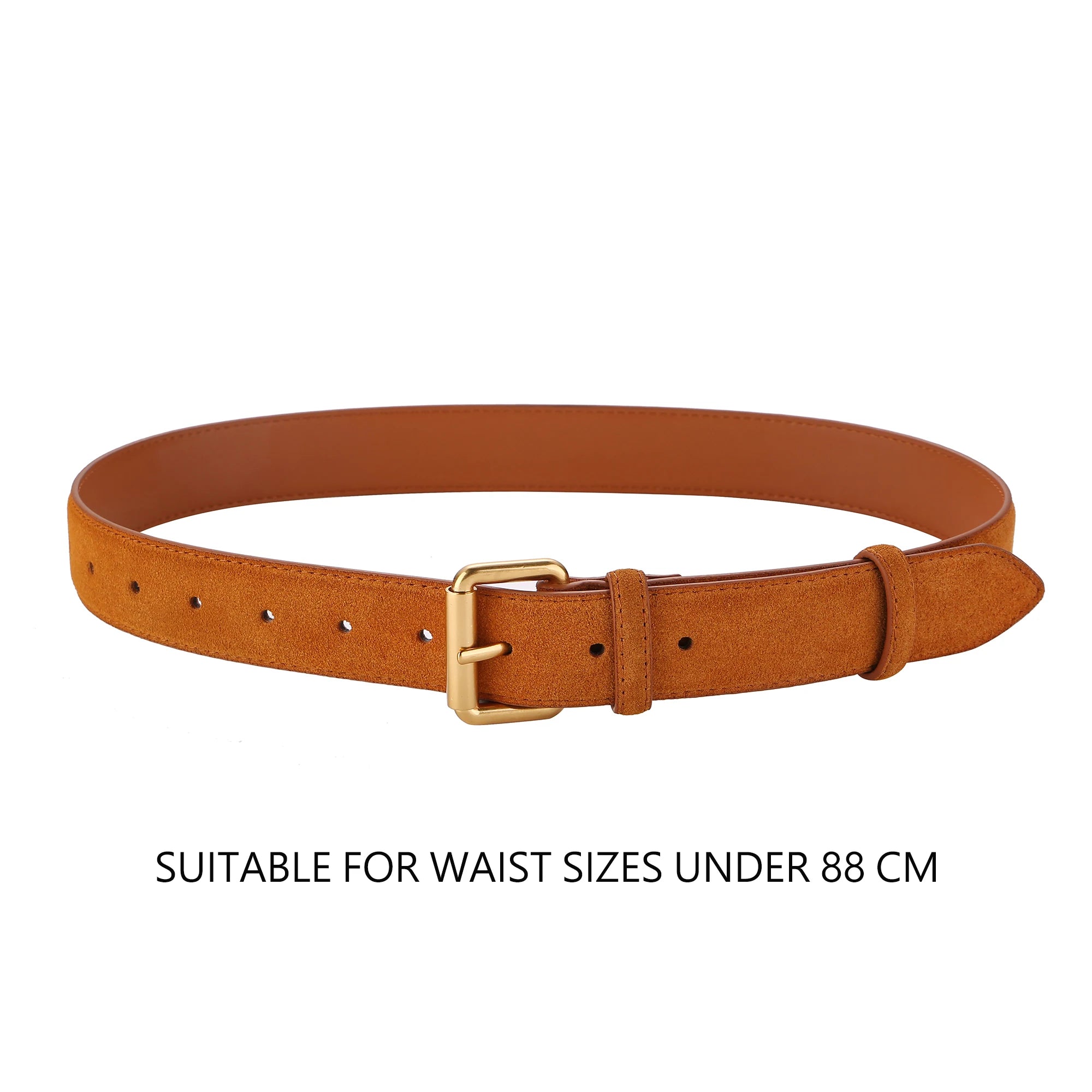 Ceinture Camel Daim Femme