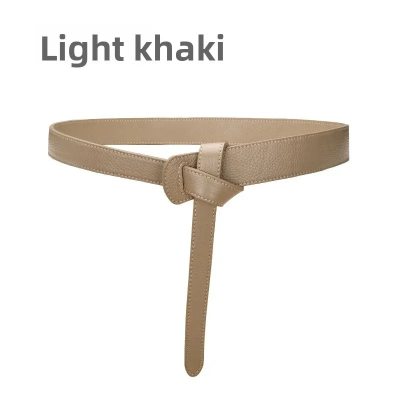 Ceinture Femme À Nouer Rouge