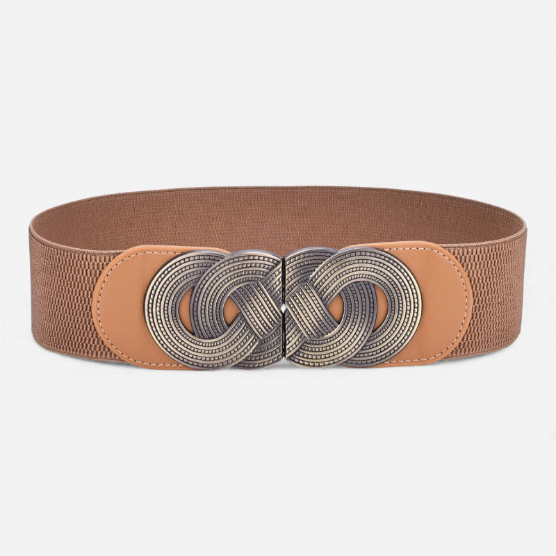 Ceinture Femme Large Marron