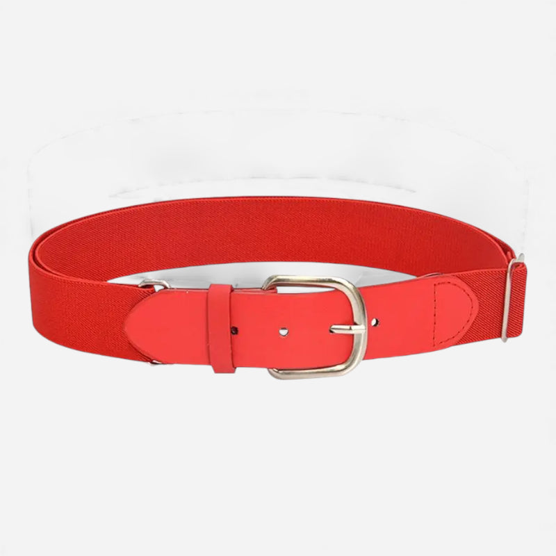 Ceinture Enfant Fille et Garçon Elastique Scratch Boucle Argenté - Ajustable