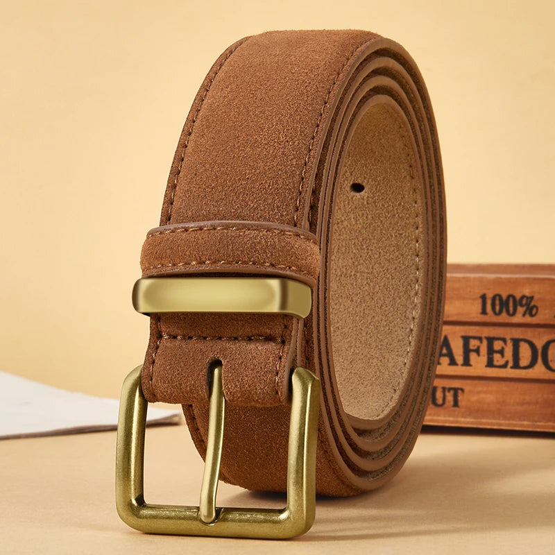 Ceinture Daim Marron