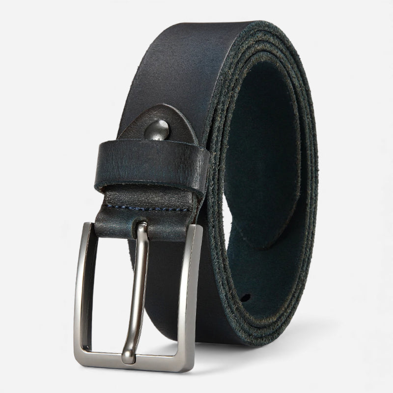 Ceinture En Cuir Véritable Noir