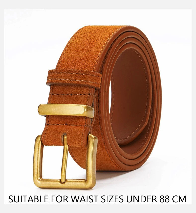 Ceinture Camel Daim Femme