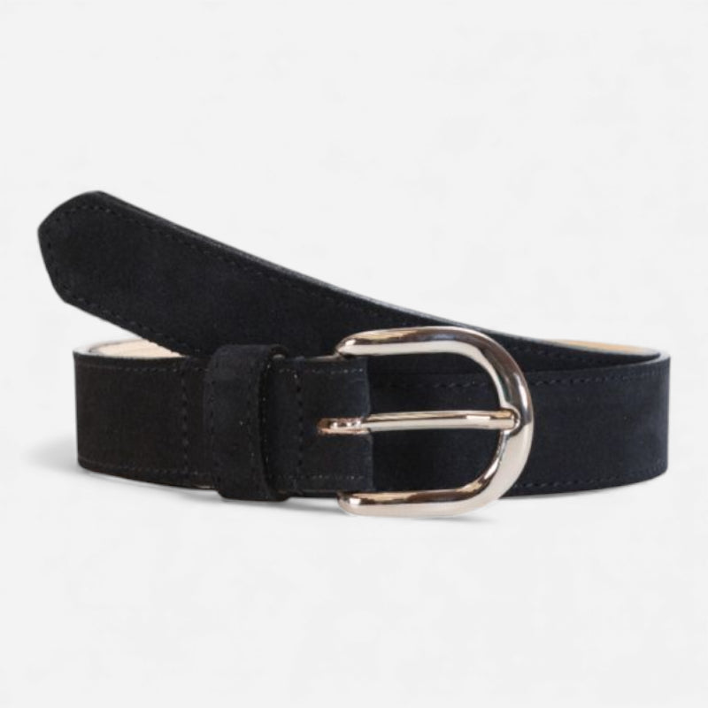 Ceinture Daim Noir Femme