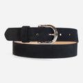 Ceinture Daim Noir Femme